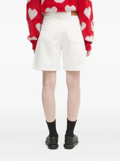 Samsoe & Samsoe High-waisted Denim Shorts In Multi