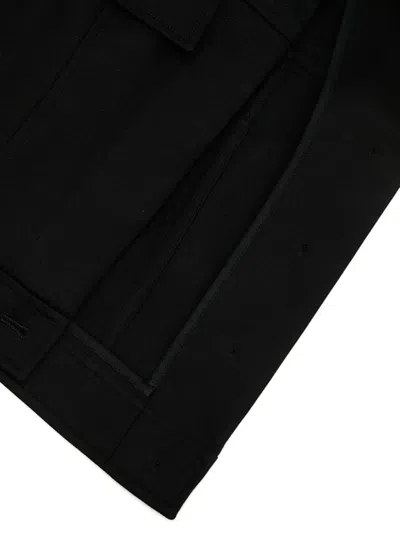 Sportmax Cropped Buttoned Jacket In Black