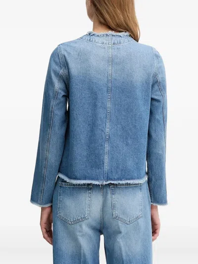 磨损边牛仔夹克
