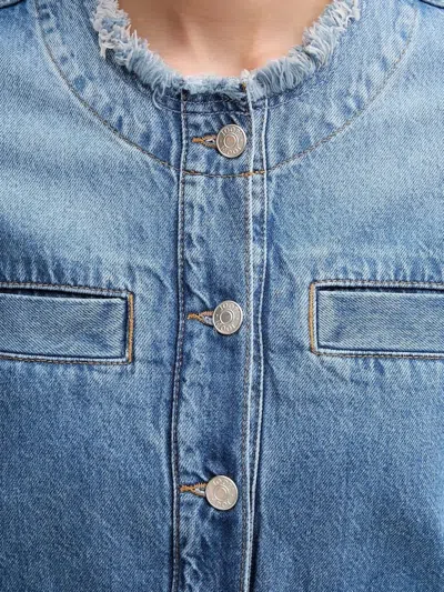 磨损边牛仔夹克