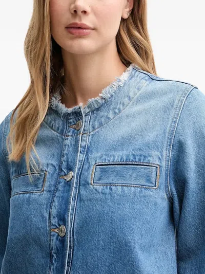 磨损边牛仔夹克