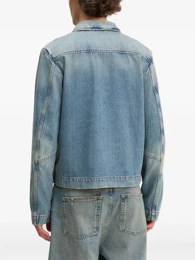 Won Hundred Zip-front Denim Jacket In Blue