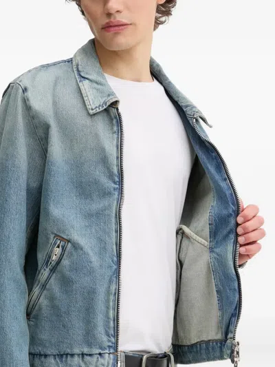 Won Hundred Zip-front Denim Jacket In Blue