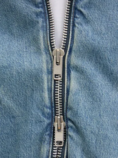 Won Hundred Zip-front Denim Jacket In Blue