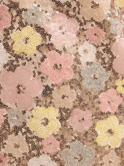 Bruuns Bazaar Alternifoliusbbkeiran Sequin Floral Mini Dress In Multi