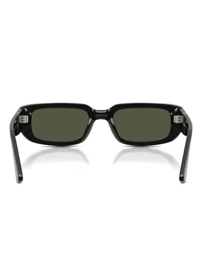 Persol Rectangle-frame Sunglasses In Black
