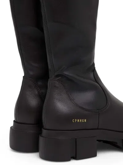 Copenhagen Black Leather Boots