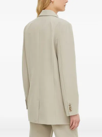 Bruuns Bazaar Double-breasted Blazer In Neutral