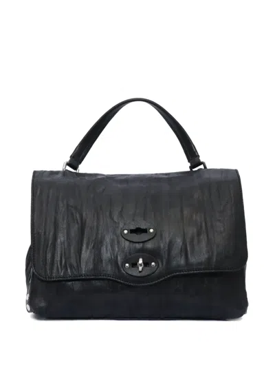 Zanellato Postina Plisse Size S Color Black Lazzarone In Black