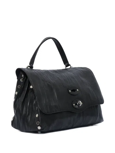 Zanellato Postina Plisse Size S Color Black Lazzarone In Black