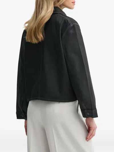 Samsoe & Samsoe Button-fastening Pocket Jacket In Black