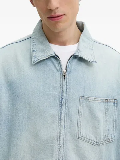 Levi's Zip-front Pocket Jacket In Blue