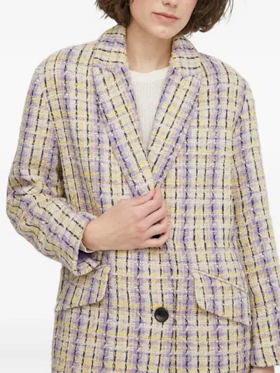 粗花呢西装夹克