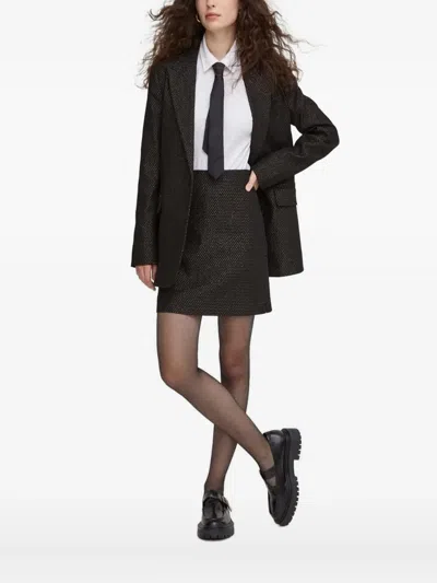 Bruuns Bazaar Patterned Blazer In Black