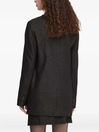 Bruuns Bazaar Patterned Blazer In Black