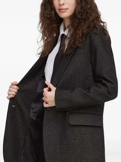 Bruuns Bazaar Patterned Blazer In Black