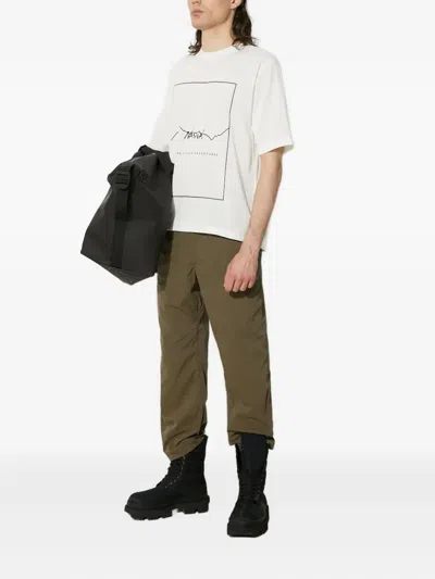 Nanga Drawstring Pocket Trousers In Green