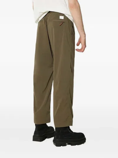 Nanga Drawstring Pocket Trousers In Green