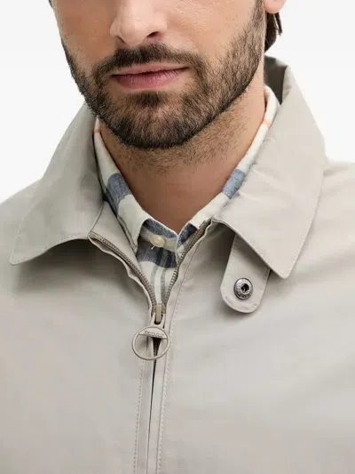 Barbour Zip Jacket In Neutral