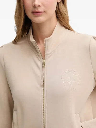 Joop Zip-front Jacket In Neutral