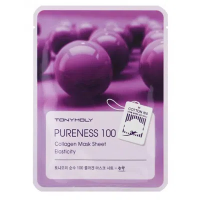 Tonymoly Ladies Pureness 100 Elasticity Collagen Mask Sheet 0.7 oz Skin Care 8806194004334