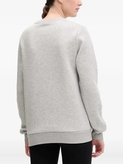 Peak Performance Embroidered-logo Sweatshirt In Gray