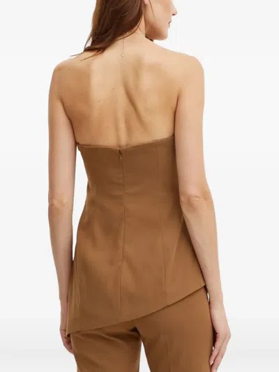 Bardot Halifax Slim Flare Pant In Brown