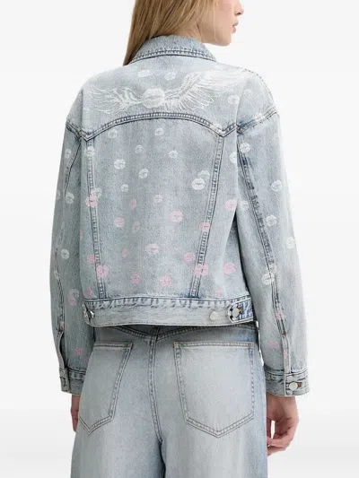 Miss Sixty Button-fastening Denim Jacket In Blue