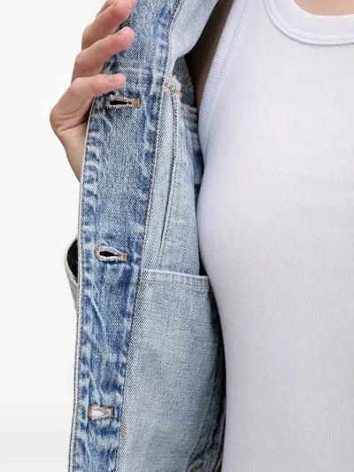 Miss Sixty Button-fastening Denim Jacket In Blue