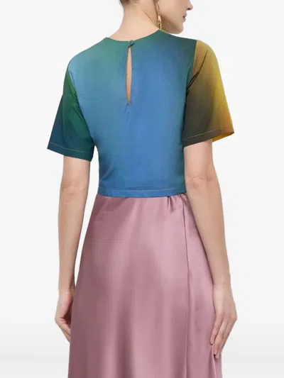 Silvian Heach Tie-front Top In Yellow