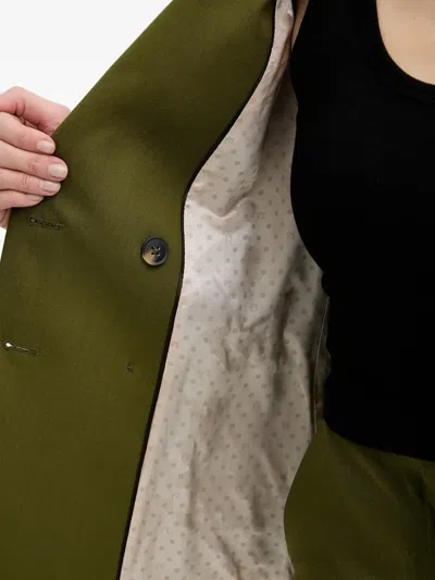 Ps By Paul Smith Double-breasted Button Blazer In Green