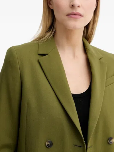 Ps By Paul Smith Double-breasted Button Blazer In Green