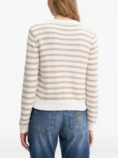 KOLA 条纹排扣开衫