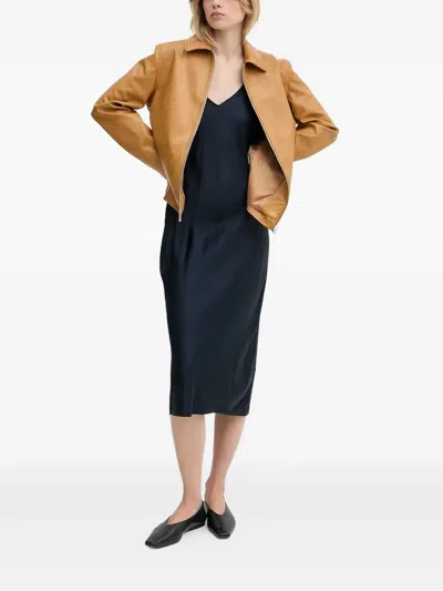 Rag & Bone Zip-front Jacket In Brown