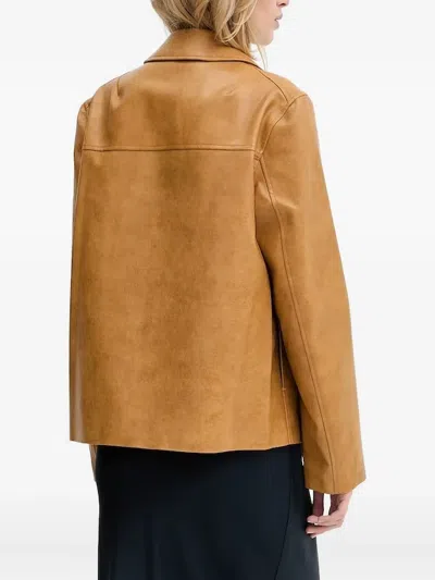Rag & Bone Zip-front Jacket In Brown