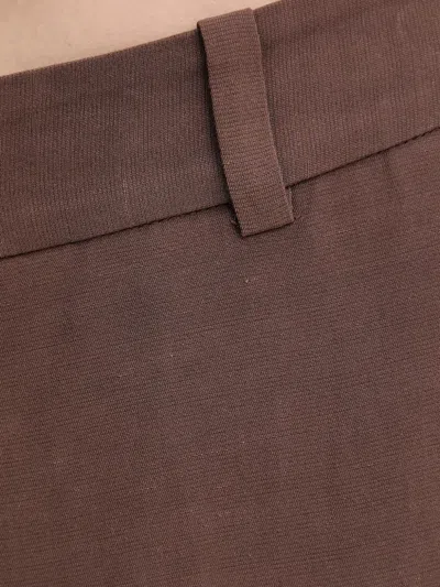 Samsoe & Samsoe Straight-leg Trousers In Brown