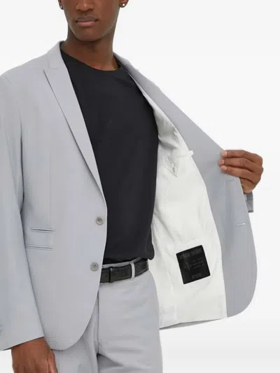 Drykorn Single-button Suit Jacket In Gray