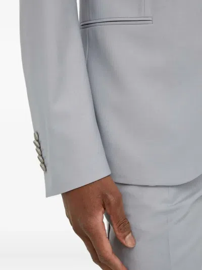 Drykorn Single-button Suit Jacket In Gray