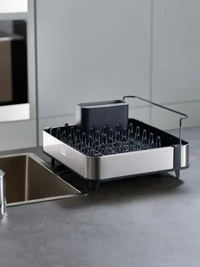 Joseph Joseph Extend™ Drain-rack Dish-drying Rack (53cm X 36.5cm) In Black