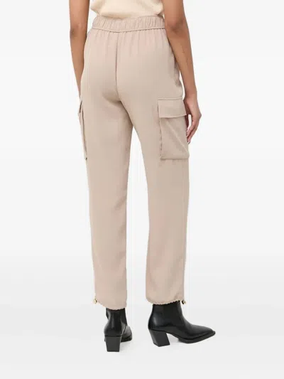Notes Du Nord Drawstring Cargo Pants In Neutral