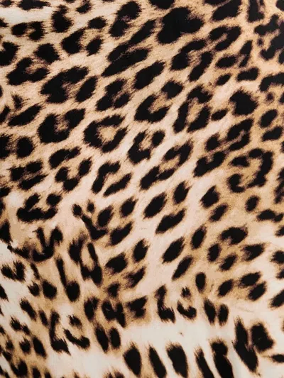 Gestuz Leopard-print Midi Straight Skirt In Multi