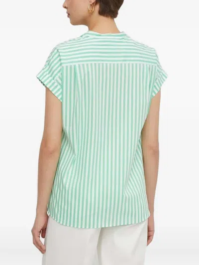 Joop Striped Top In Green
