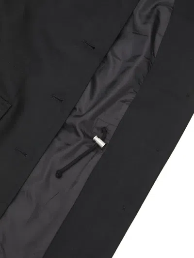 Samsoe & Samsoe Button-fastening Flap-pocket Jacket In Black