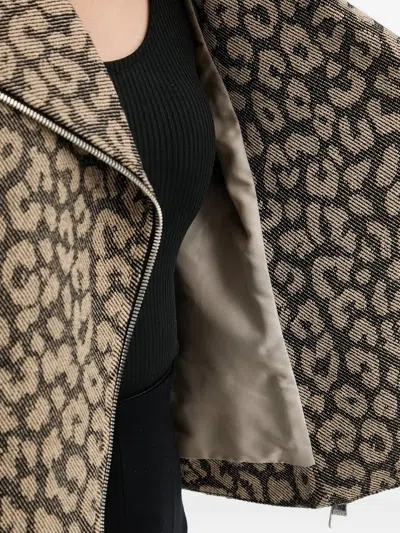 Hugo Boss Jacket Boss Woman Color Multicolor In Brown