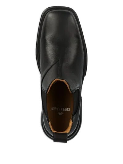 Copenhagen Elastic-panelled Lug-sole Boots In Black