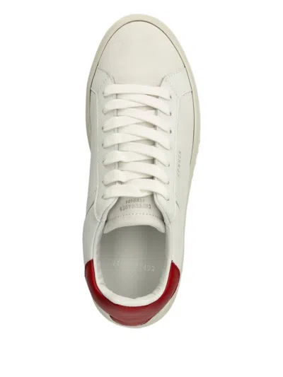 Copenhagen Leather-panelled Platform Sneakers In White