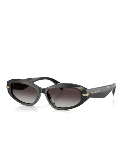 Michael Kors Geometric-frame Sunglasses In Gray