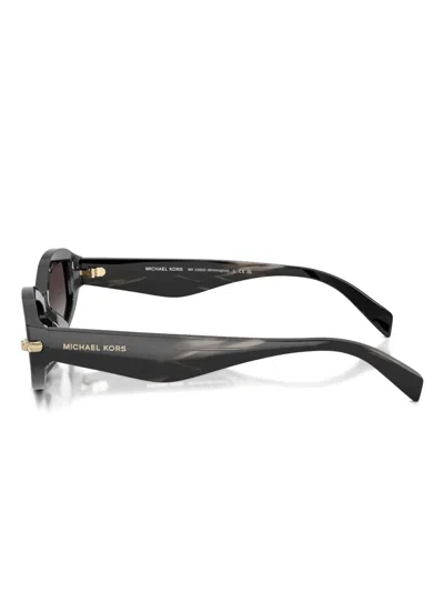 Michael Kors Geometric-frame Sunglasses In Gray