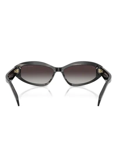 Michael Kors Geometric-frame Sunglasses In Gray