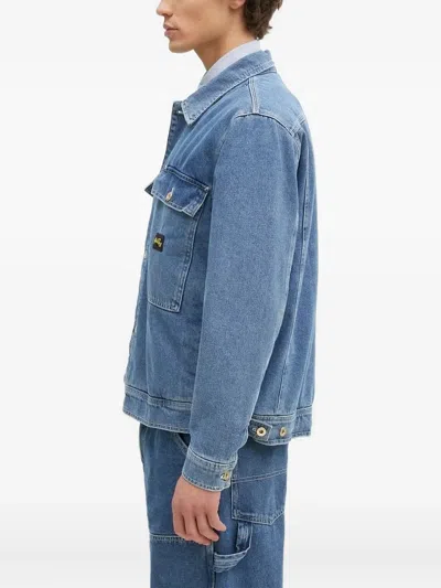Stan Ray Flap-pocket Denim Jacket In Blue